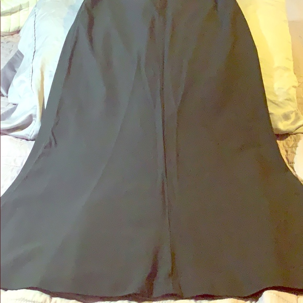 Midi black skirt